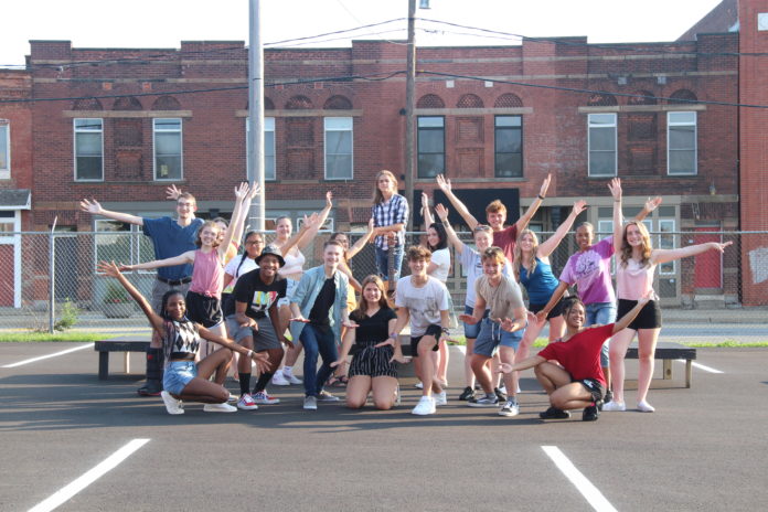 Cast of All Shook Up School Edition