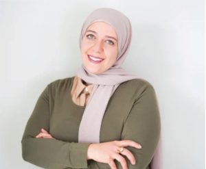 This is a photo of children's book author Aya Khalil