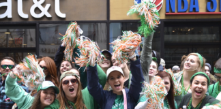 People celebrate St. Paddy's Day