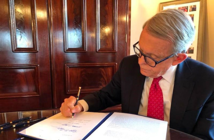 Mike DeWine Signs