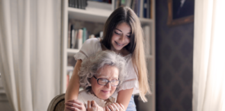 A mother and grandmother