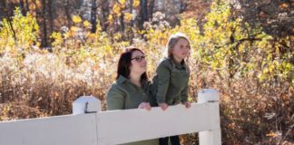 Alexis Eggenberger (director of autism services) and her oldest, Eloise, who was diagnosed with autism in 2021.