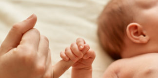 A photo of a newborn baby.