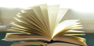 picture of a opened book.
