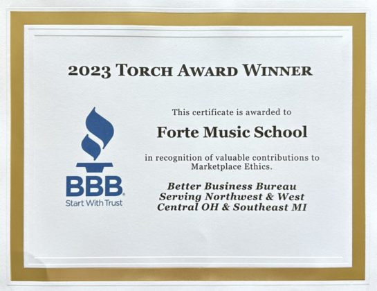 A photo of a certificate