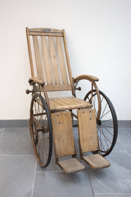 Antique wheelchair