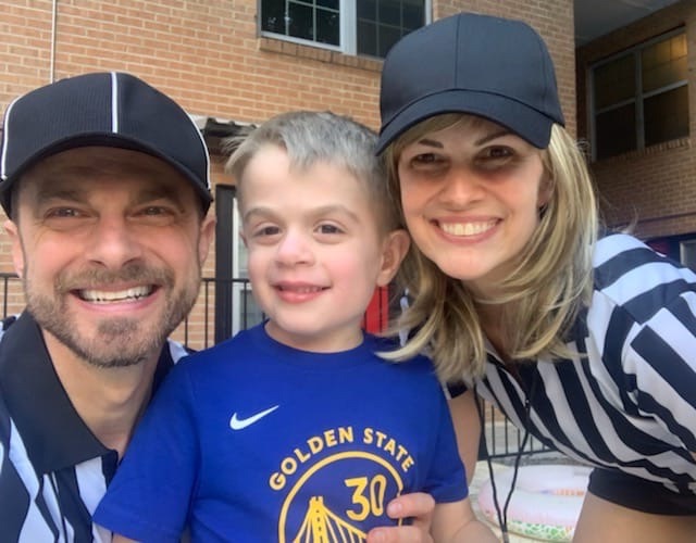 Simon and his family