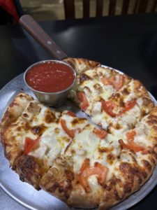 A pizza from Arturo's Pizza Kitchen