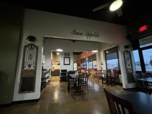 Interior view of Arturo's Pizza Kitchen.