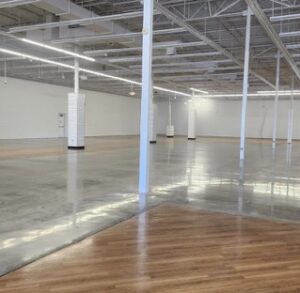 An empty Goodwill building.