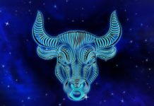 Kids Astrology 2026: Taurus A graphic of a bull constellation.