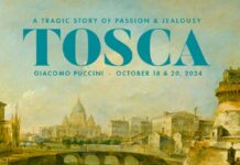 Audition for “Tosca” with the Toledo Opera TOSCA poster