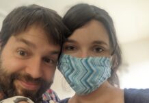 Parents with their newborn child