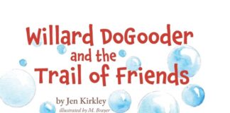 The cover of a book.