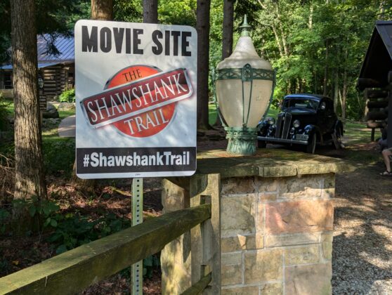 Sign with movie sight