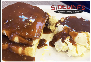 Hot roast beef sandwich with mashed potatoes