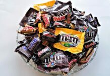 Bowl of Halloween candy