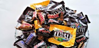 Bowl of Halloween candy
