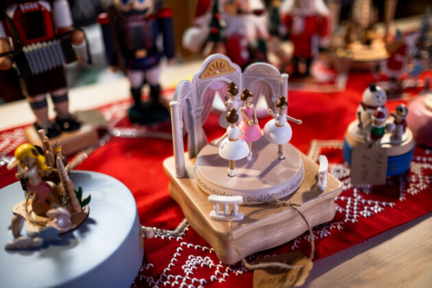 Ornaments on table