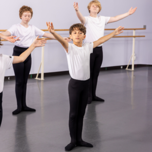 Boy ballet dancers