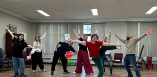 The Frogtown Players cast of "Junie B. Jones Is Not a Crook."