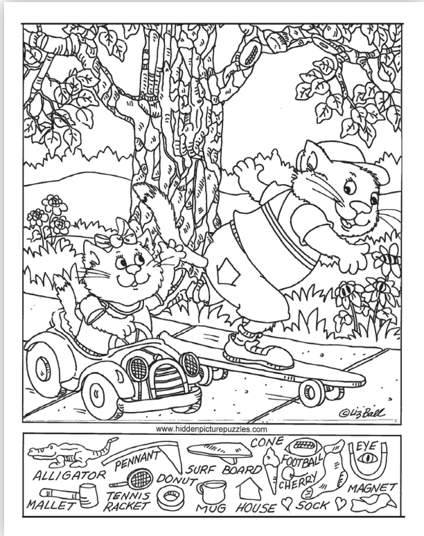 Artist Liz Ball Delights Readers With Hidden Pictures